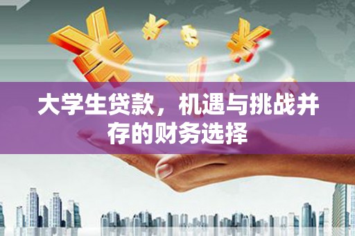 宁明大学生贷款，机遇与挑战并存的财务选择