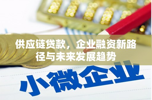 延津供应链贷款，企业融资新路径与未来发展趋势