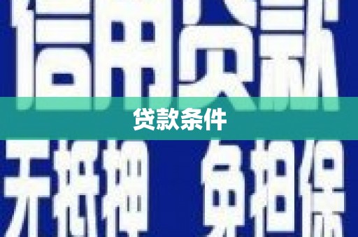 白河贷款条件