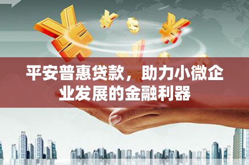 清流平安普惠贷款，助力小微企业发展的金融利器