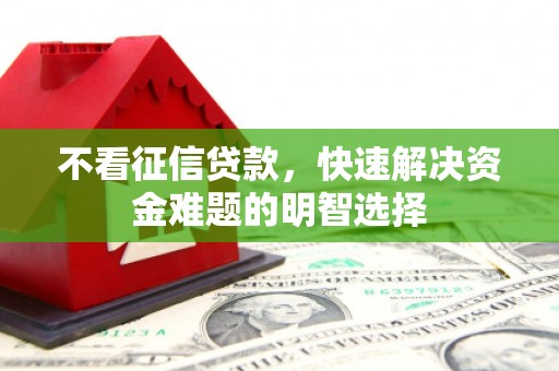 雨山不看征信贷款，快速解决资金难题的明智选择