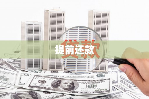 市中区提前还款