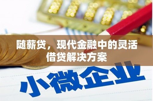 鹿草随薪贷，现代金融中的灵活借贷解决方案