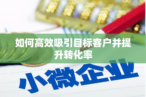 临沧如何高效吸引目标客户并提升转化率