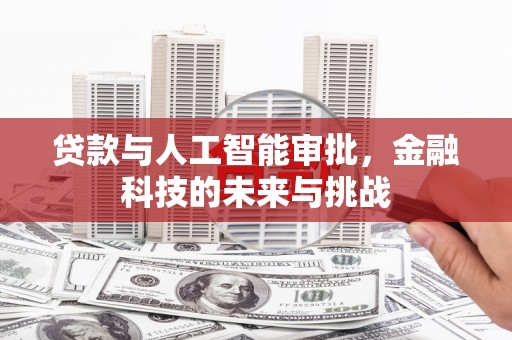 江城贷款与人工智能审批，金融科技的未来与挑战