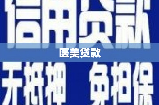 团风医美贷款
