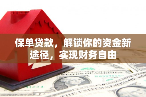 兰考保单贷款，解锁你的资金新途径，实现财务自由