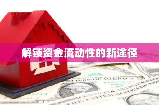 花都解锁资金流动性的新途径
